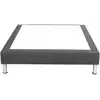 Ebac Ebac - Sommier Tapissier Sp18 Anthracite 2 Places - Gris
