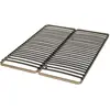 Ebac Sommier à lattes 2x80x200 Theta - 48 lattes bois - Fabrication française
