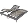 Ebac Sommier Electrique 2 X 80 X 200 S62 Electrique 2x80x200 Cm Gris