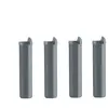Jeu de pied (x4) bois massif 22 cm N°15