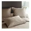 Taie d'oreiller percale Méline 2 LABELIS SIM - Lin - 50 x 70 cm