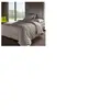 Housse de couette percale Méline 2 LABELISSIM - Gris Cendre - 200 x 20...