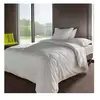Housse de couette percale Méline 2 LABELISSIM - Blanc - 140 x 200 cm