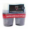 Vichy Homme Déodorant Bille Anti-Transpirant Anti-traces 2 x 50 ml
