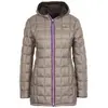 Peak Mountain Doudoune longue reversible femme Awill marron L