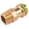 Raccord laiton droit à sertir - M 3/4' - Ø 15 mm - Aalberts