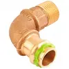 Raccord laiton coudé 90° à visser - M 3/4' - Femelle Ø 22 mm - Comap