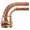 Raccord cuivre coudé 90° à sertir - Mâle / femelle - Ø 22 mm - Aalberts