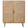 Buffet 2 portes SAHARA coloris bois clair