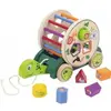 Wdk Partner - A2203154 - Tortue 8 Formes en Bois - Multicolore