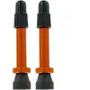 Var kit 2 valves tubeless aluminium 35 mm orange