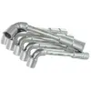 Non communiqué Var Outil Set Of 6 Angled Open Socket Wrenches 13-19 Mm One Size