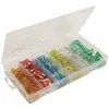 TOPCAR SODELEC - Assortiment de 120 fusibles enfichables standard - 14102