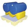Sodise - Support pe pour 2 fûtes de 200 Litres