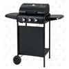 Barbecue 3 feux CookingBox BBQ3F 3000 W Noir