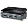 Favex Plancha à gaz Silvia IIG 3 feux plaque inox l.67 x H.24,5 x P.41 cm