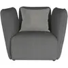 Fauteuil fixe SOPHIE coloris gris
