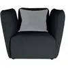 Fauteuil fixe SOPHIE coloris noir