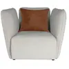 Fauteuil fixe SOPHIE coloris blanc