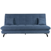Banquette-lit clic clac LINA coloris bleu