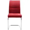 Chaise en tissu LEXY coloris framboise