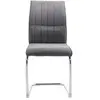 Chaise en tissu LEXY coloris gris