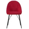 Chaise en tissu MINZEE coloris rose