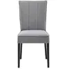 Chaise en tissu DIANA coloris gris