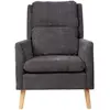 Fauteuil fixe ADAM coloris gris