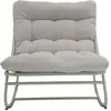 Fauteuil à bascule HAPPY coloris vert clair