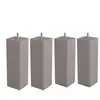 Jeu de pied (x4) bois massif 20 cm NIGHTITUDE CARRE H200 68