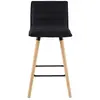 Tabouret COCOON hauteur 66 cm coloris noir