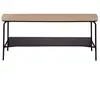 Meuble TV Bas à poser 120 cm LOMOCO KYOTO coloris noir et bois