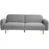 Banquette-lit convertible LOMOCO CAMBERRA coloris gris