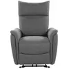 Fauteuil relaxation électrique en tissu MISSOURI coloris gris