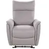 Fauteuil relaxation électrique en tissu MISSOURI coloris taupe