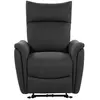 Fauteuil relaxation électrique en tissu MISSOURI coloris noir