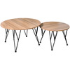 Lot de 2 tables basses CHICAGO 2