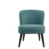 Fauteuil fixe LOMOCO SULLY coloris bleu canard