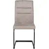 Chaise en tissu HAWAI coloris gris