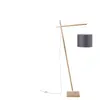 Lampadaire Métal et bois 160 cm noir OSLO