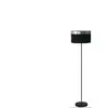 Lampadaire en métal et plastique 150 cm SILVERY coloris noir