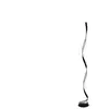 Lampadaire 150 cm FLAME coloris noir/ blanc