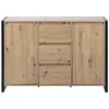 Buffet 2 portes 3 tiroirs ABRAM
