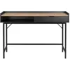 Bureau 1 tiroir 120 cm RENA coloris noir