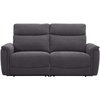 Canapé droit relax manuel 3 places WONDER coloris gris