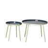 Lot de 2 tables rondes VERACRUZ