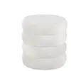 Pouf en velours LOMOCO BIBOU coloris blanc