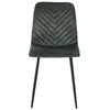 Chaise tissu MILY coloris vert