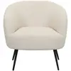 Fauteuil fixe LOMOCO BOUCLY coloris blanc